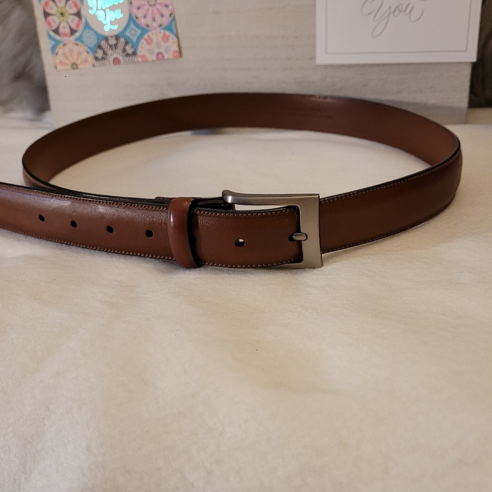 3 For $30😃 Perry Ellis Full Grain Cowhide Lined on Bonded Lea